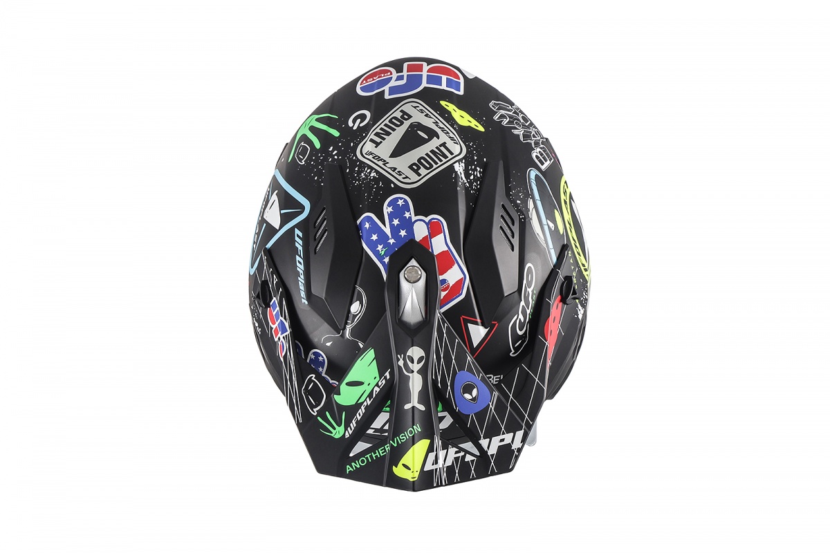 Casco cross Jet Sheratan legendary edition - Caschi - HE13002-U - Ufo Plast