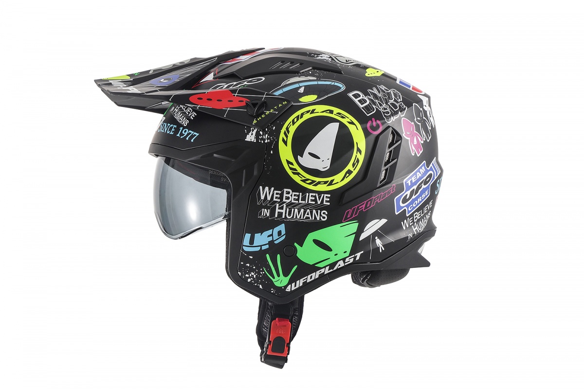 Casco cross Jet Sheratan legendary edition - Caschi - HE13002-U - Ufo Plast