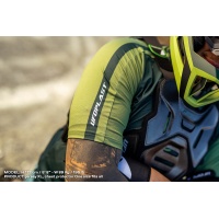 Maglia Mtb Terrain SV1 manica corta grigia e giallo fluo - Home - JE05002-ED - Ufo Plast