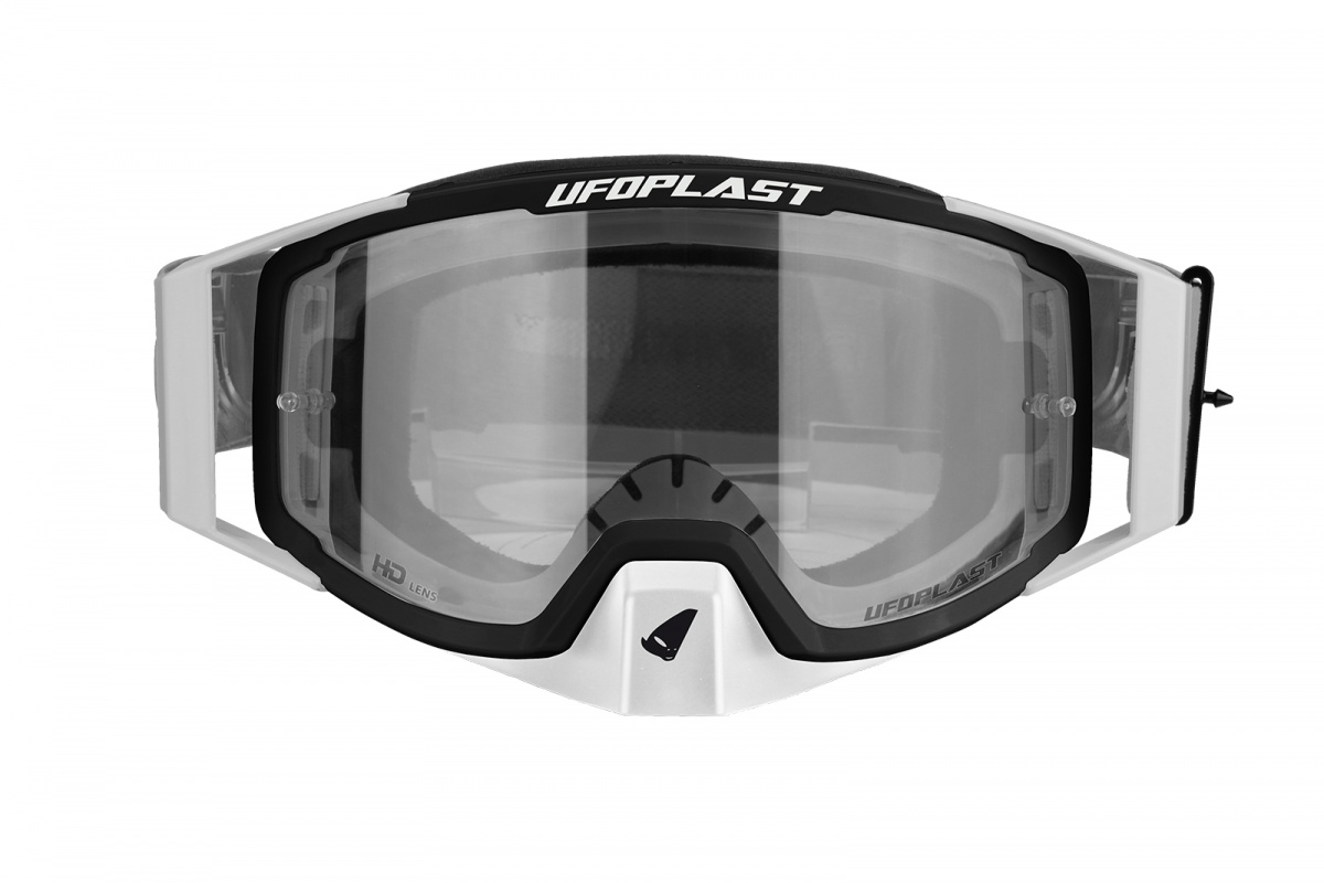 Occhiali motocross Wise bianco - Abbigliamento adulto - GO13001-WK - UFO Plast