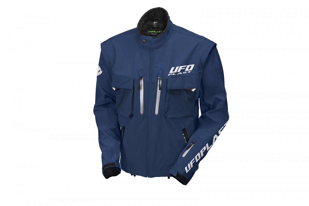 Giacca Enduro Taiga con protezioni incluse blu - Giacche - JA13002-C - Ufo Plast