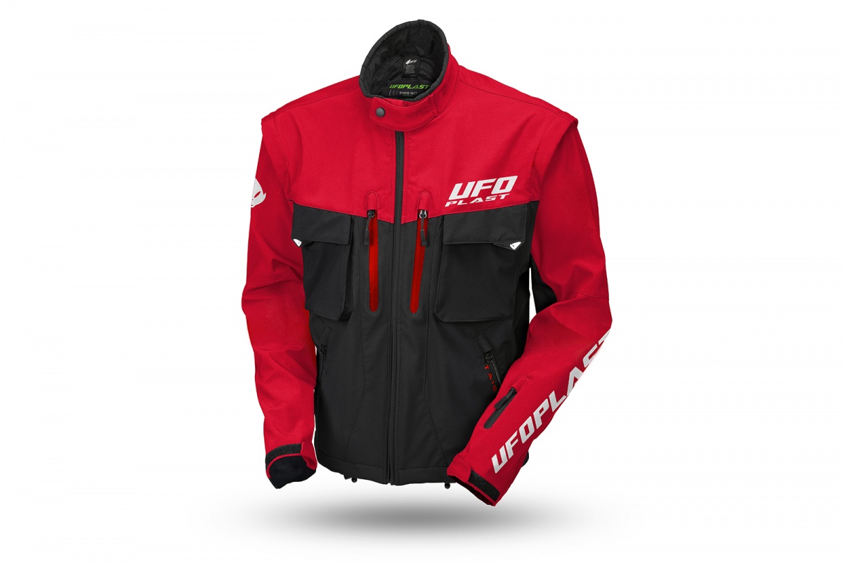 Giacca Enduro Taiga con protezioni incluse rossa - Giacche - JA13002-KB - Ufo Plast