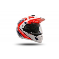 Casco motocross Aries rosso e blu - Caschi - HE13500-BC - Ufo Plast