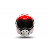 Casco motocross Aries rosso e blu - Caschi - HE13500-BC - Ufo Plast