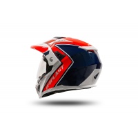 Casco motocross Aries rosso e blu - Caschi - HE13500-BC - Ufo Plast