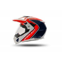 Casco motocross Aries rosso e blu - Caschi - HE13500-BC - Ufo Plast