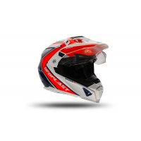 Casco motocross Aries rosso e blu - Caschi - HE13500-BC - Ufo Plast