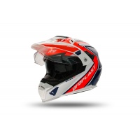 Casco motocross Aries rosso e blu - Caschi - HE13500-BC - Ufo Plast