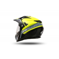 Casco motocross Aries nero e giallo fluo - Caschi - HE13500-DK - Ufo Plast