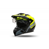 Casco motocross Aries nero e giallo fluo - Caschi - HE13500-DK - Ufo Plast