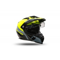 Casco motocross Aries nero e giallo fluo - Caschi - HE13500-DK - Ufo Plast