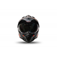 Casco motocross Aries grigio e arancione - Caschi - HE13500-EF - Ufo Plast