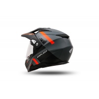 Casco motocross Aries grigio e arancione - Caschi - HE13500-EF - Ufo Plast