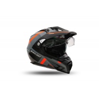 Casco motocross Aries grigio e arancione - Caschi - HE13500-EF - Ufo Plast