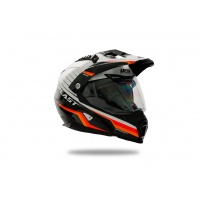 Casco motocross Aries nero e bianco - Caschi - HE13500-WK - Ufo Plast