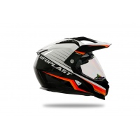 Casco motocross Aries nero e bianco - Caschi - HE13500-WK - Ufo Plast