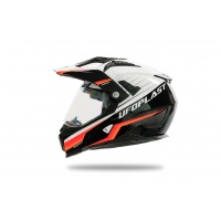 Casco motocross Aries nero e bianco - Caschi - HE13500-WK - Ufo Plast