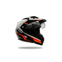 Casco motocross Aries nero e bianco - Caschi - HE13500-WK - Ufo Plast