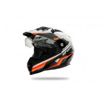 Casco motocross Aries nero e bianco - Caschi - HE13500-WK - Ufo Plast