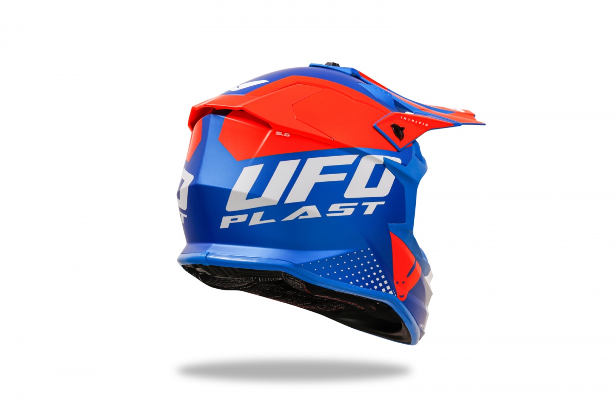 Motocross Intrepid helmet blue and orange - Helmets - HE13400-CF - Ufo Plast