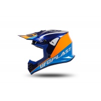 Casco motocross Korey da bambino blu e arancione - Caschi - HE13600-CF - Ufo Plast