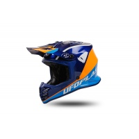 Casco motocross Korey da bambino blu e arancione - Caschi - HE13600-CF - Ufo Plast