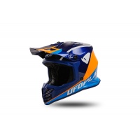 Casco motocross Korey da bambino blu e arancione - Caschi - HE13600-CF - Ufo Plast