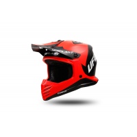 Casco motocross Korey da bambino nero e rosso - Caschi - HE13600-KB - Ufo Plast