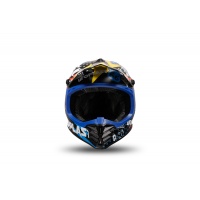 Casco motocross Korey da bambino nero, giallo e blu - Caschi - HE13600-CD - Ufo Plast