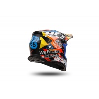 Casco motocross Korey da bambino nero, giallo e blu - Caschi - HE13600-CD - Ufo Plast