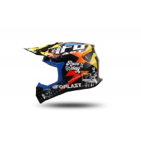 Casco motocross Korey da bambino nero, giallo e blu - Caschi - HE13600-CD - Ufo Plast