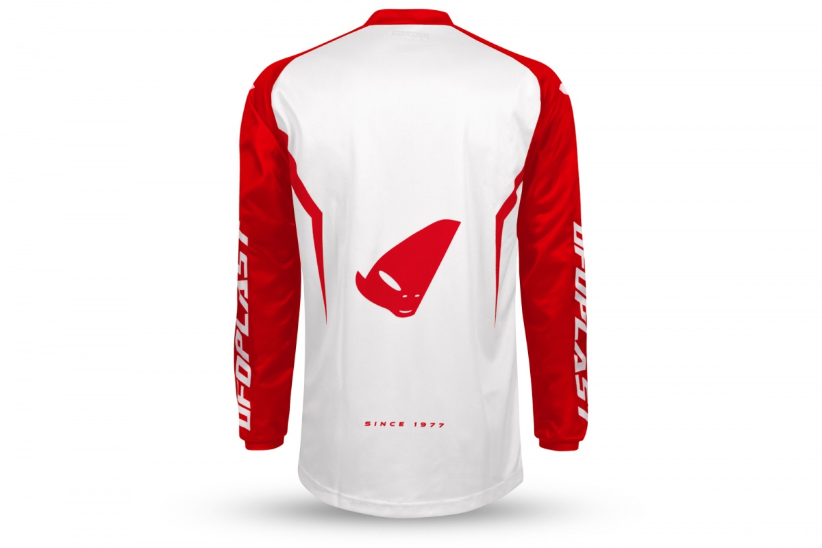 Motocross Bamberg jersey red and white - Jersey - JE13001-BW - Ufo Plast