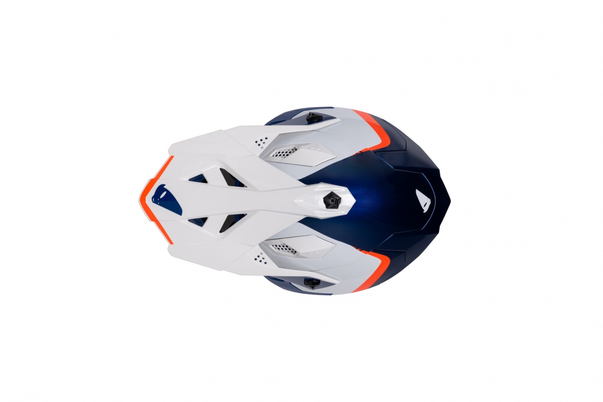 Motocross Intrepid helmet blue and white - Helmets - HE13400-CW - Ufo Plast