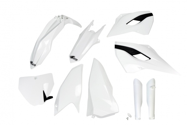 Full Kit Plastiche bianco per Husqvarna TC 250 - TC 125 - FC 250 - FC 350 - FC 450 - TC 300 - PLASTICHE REPLICA - HUKIT628F-0...