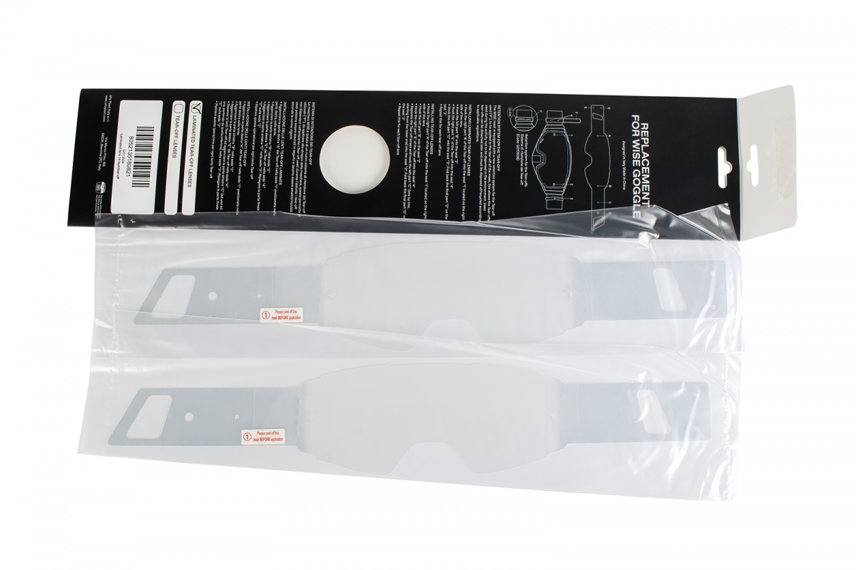 Lente laminata Tear Off per occhiali Wise - Lenti - GO13504 - Ufo Plast