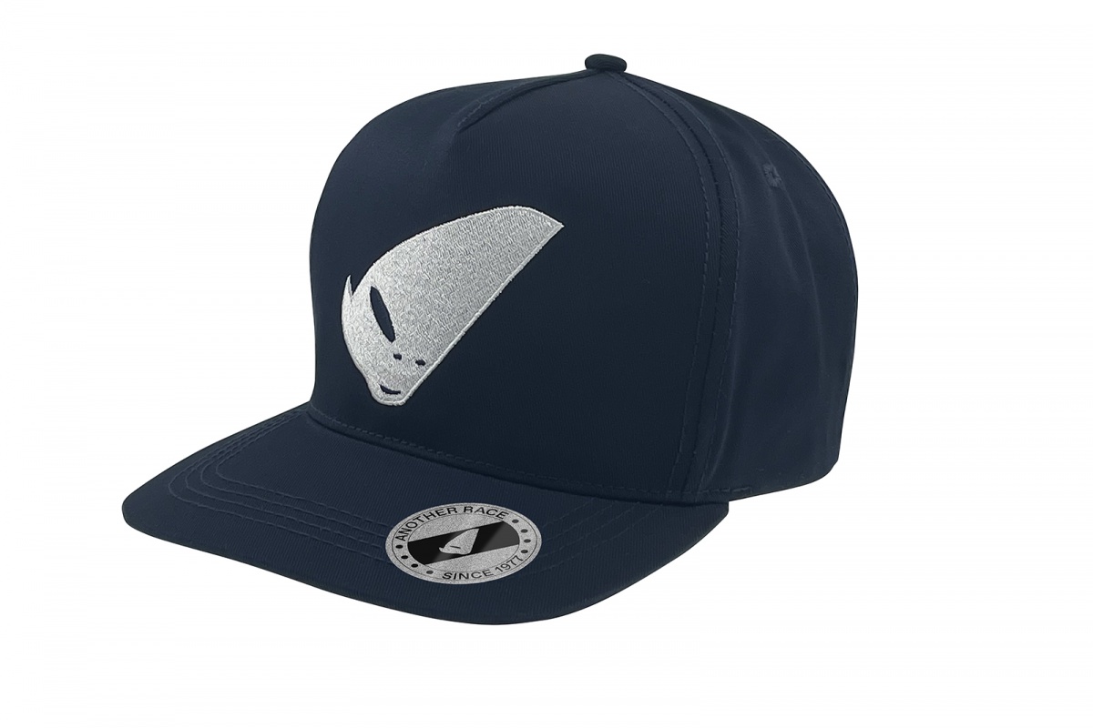 Cappellino blu con logo alieno bianco - Cappellini - HA13001-C - Ufo Plast