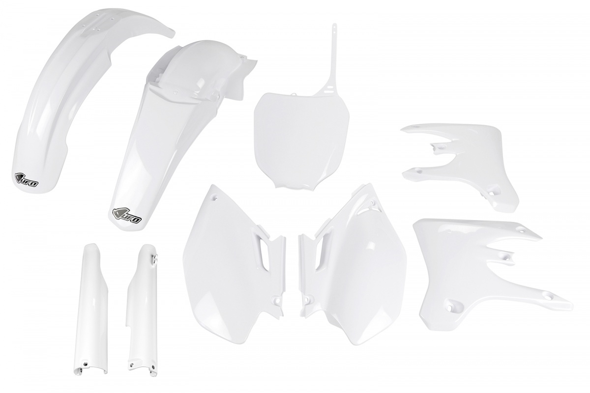 Full Kit Plastiche bianco per Yamaha YZF 250 (2005) - YZF 450 (2005) - PLASTICHE REPLICA - YAKIT333F-046 - Ufo Plast