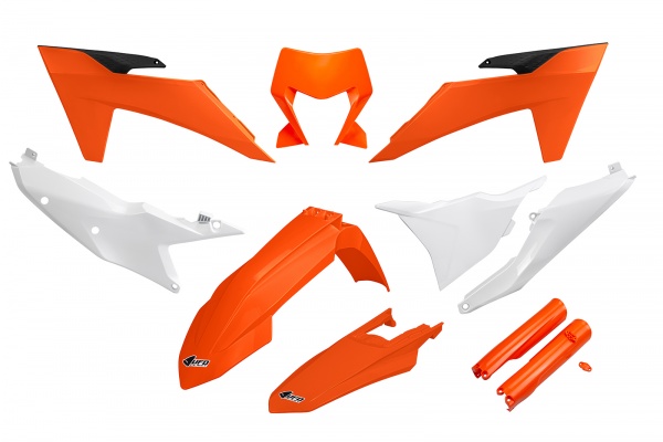 Full Kit Plastiche OEM Color 24 compatibile Ktm EXC 150/XC W150 / XC W150TPI - EXC 250/XC W250 - EXC-F 250/XCF W250 - EXC 30....