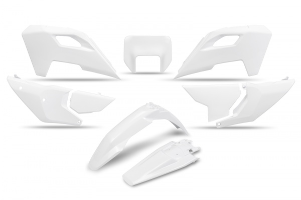 Kit Plastiche bianco per Husqvarna TE 250 - FE 250 - TE 300 - FE 350 - FE 450 - FE 501 - TE 150 - PLASTICHE REPLICA - HUKIT62...