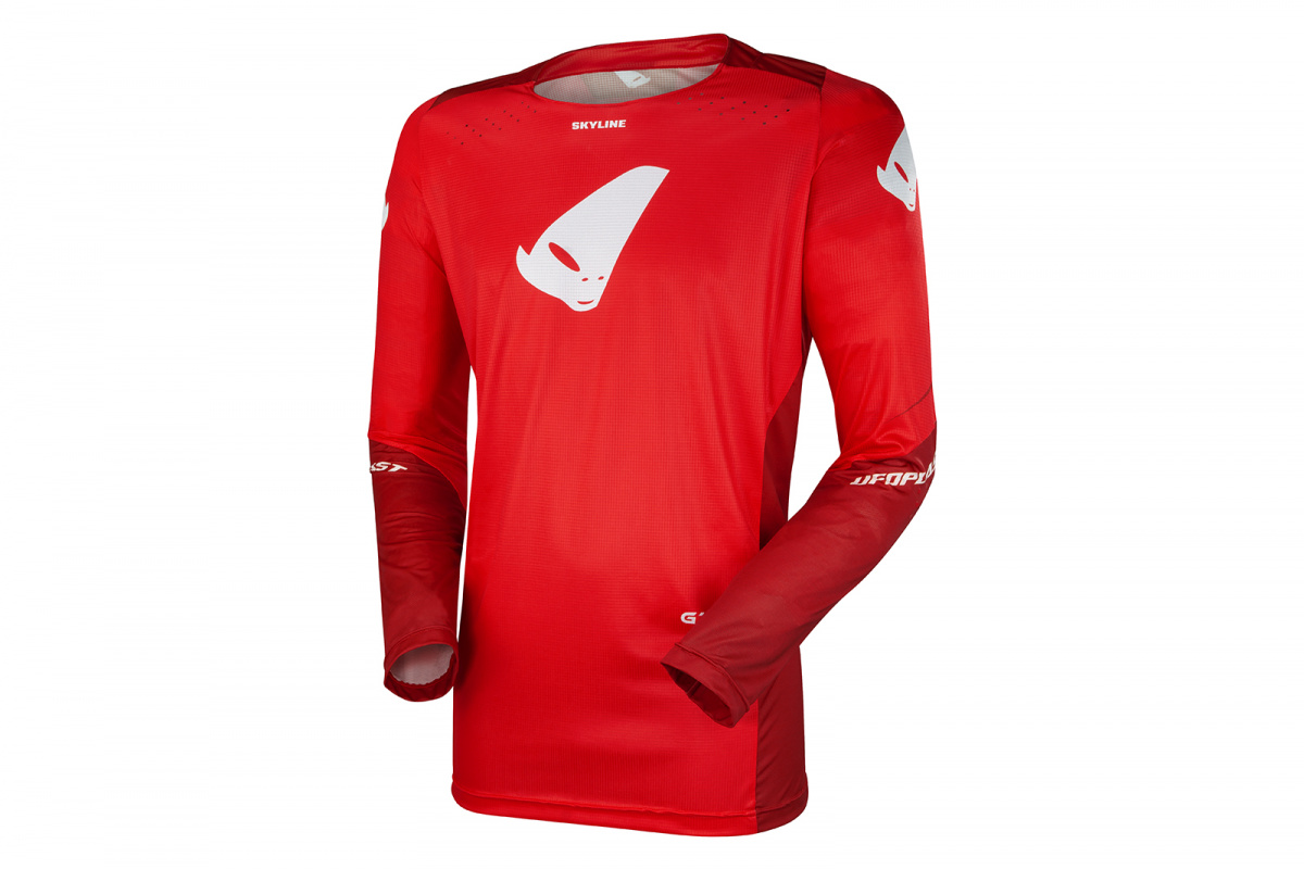 Maglia motocross Skyline rosso - Maglie - JE13003-B - Ufo Plast