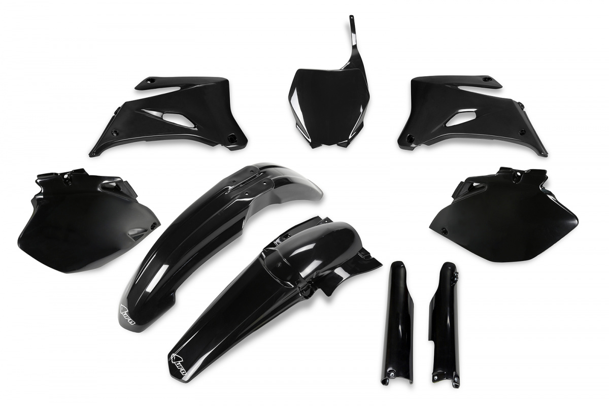 Full Kit Plastiche nero per Yamaha YZF 250 (2006-07) - YZF 450 (2006-07) - PLASTICHE REPLICA - YAKIT334F-001 - Ufo Plast