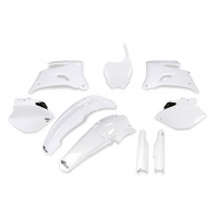 Full Kit Plastiche bianco per Yamaha YZF 250 (2006-07) - YZF 450 (2006-07) - PLASTICHE REPLICA - YAKIT334F-046 - Ufo Plast