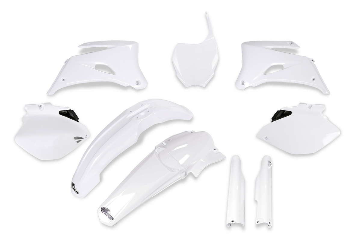 Full Kit Plastiche bianco per Yamaha YZF 250 (2006-07) - YZF 450 (2006-07) - PLASTICHE REPLICA - YAKIT334F-046 - Ufo Plast