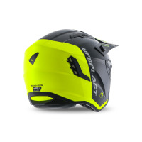 Casco cross Jet Sheratan giallo fluo e nero