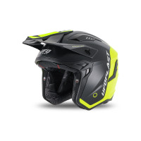 Casco cross Jet Sheratan giallo fluo e nero