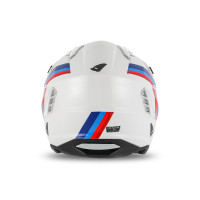 Casco cross Jet Sheratan bianco, rosso, blu