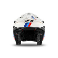 Casco cross Jet Sheratan bianco, rosso, blu