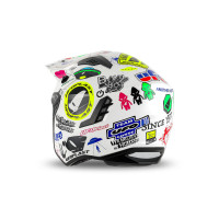 Casco cross Jet Sheratan bianco