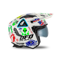 Casco cross Jet Sheratan bianco