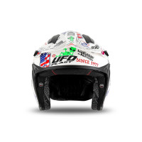 Casco cross Jet Sheratan bianco